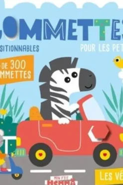 Gommettes repositionnables pour les petits. Les véhicules, Carotte et compagnie