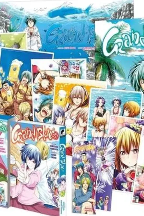 Grand Blue Tome 20 : Avec 1 jaquette réversible, 1 marque-page, 8 cartes postales, 2 posters. Edition limitée, Kenji Inoue