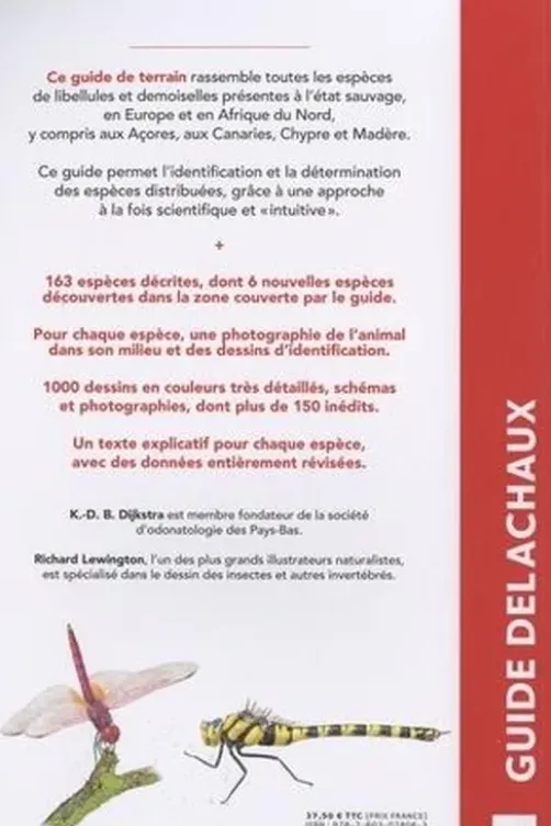 Guide des libellules de France et d'Europe. 2e édition revue et augmentée, Klaas-Douwe B. Dijkstra