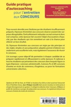 Guide pratique d'autocoaching pour l'entretien aux concours, Jean-Philippe Cavaillé