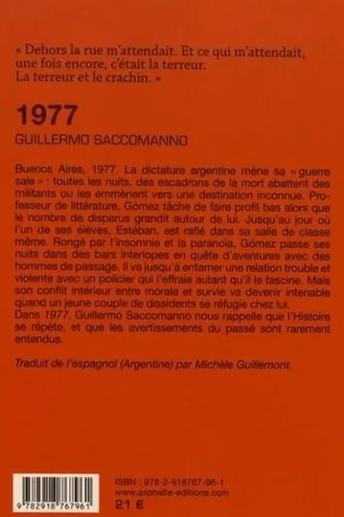1977, Guillermo Saccomanno