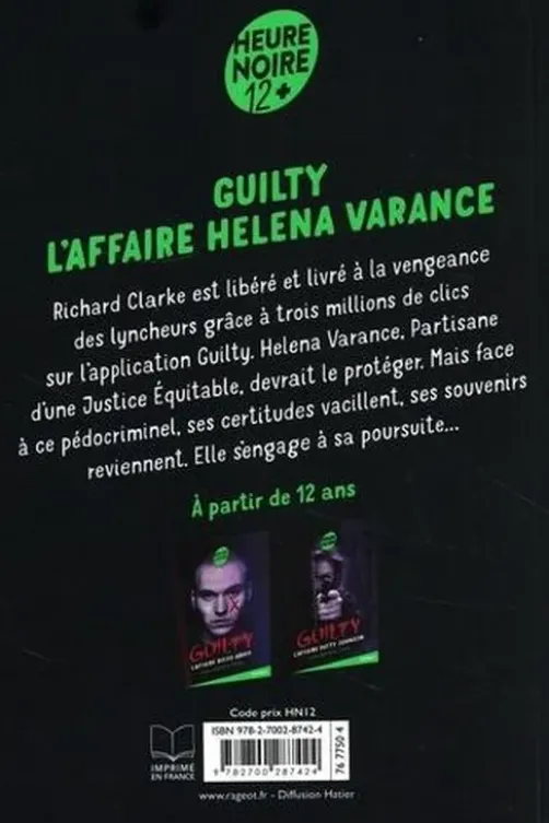 Guilty Tome 3 : L'affaire Helena Varance, Jean-Christophe Tixier