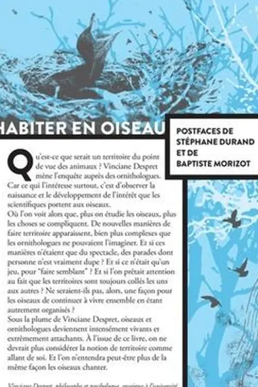 Habiter en oiseau, Vinciane Despret