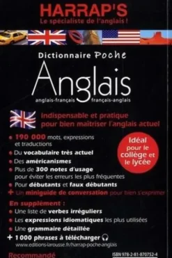 Harrap's Dictionnaire Poche Anglais. Anglais-français ; français-anglais