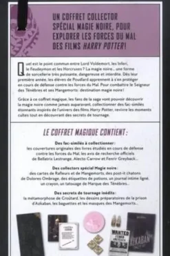 Harry Potter Magie noire. Coffret magique du Monde des Sorciers avec des fac-similés à collectionner, des collector spécial Magie noir, des secrets de tournage inédits, Wizarding World