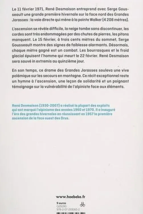 342 heures dans les Grandes Jorasses, René Desmaison
