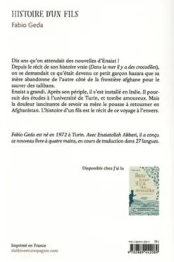 Histoire d'un fils, Fabio Geda