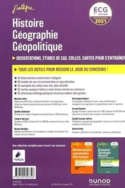 Histoire Géographie Géopolitique ECG 1re année. Dissertations, études de cartes, colles, cartes pour s'entraîner, Edition 2021, Olivier Sarfati