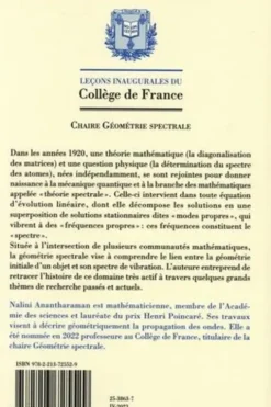 Histoires de spectres, Nalini Anantharaman