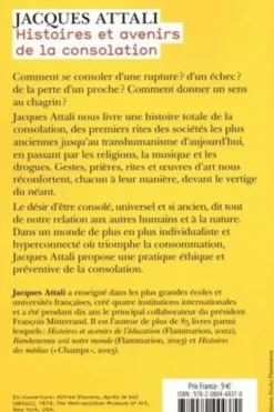 Histoires et avenirs de la consolation, Jacques Attali
