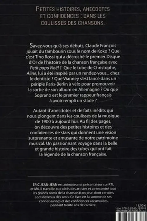 Histoires insolites de la chanson française, Eric Jean-Jean