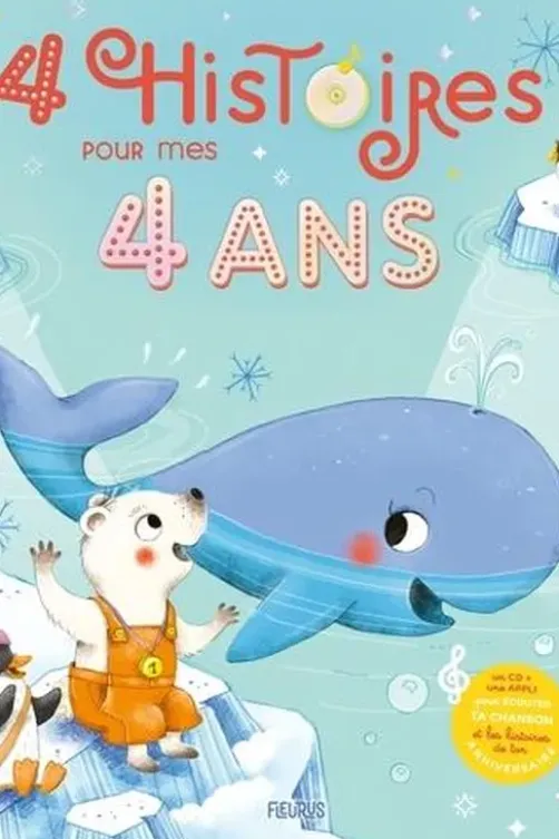 4 histoires pour mes 4 ans. Avec 1 CD audio, Karine-Marie Amiot