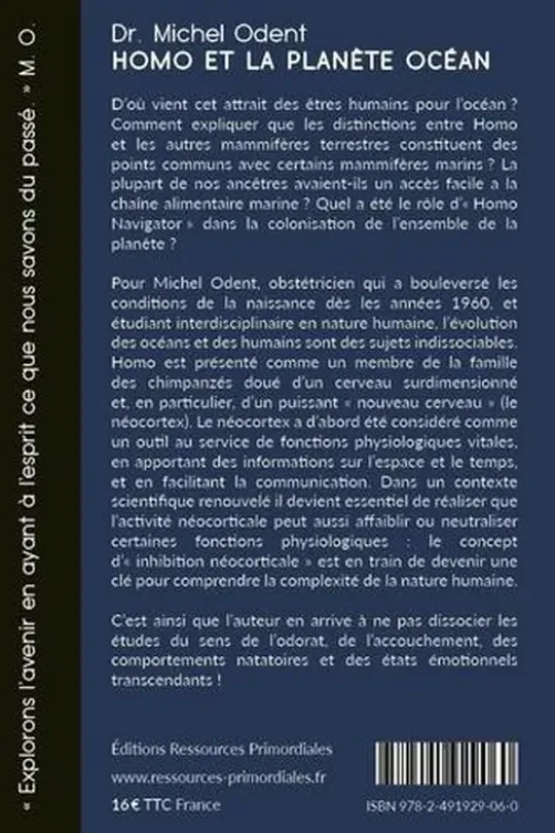 Homo et la planète océan, Michel Odent