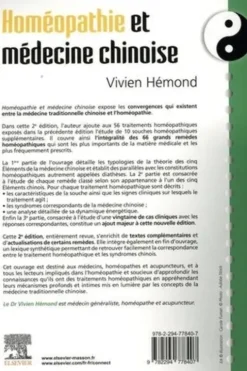 Homéopathie et médecine chinoise. 2e édition, Vivien Hémond