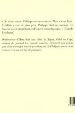 Humanités, Philippe Delessert