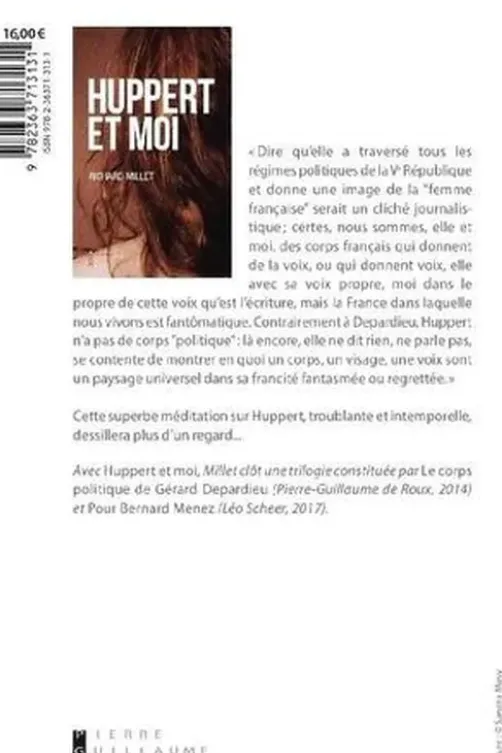 Huppert et moi, Richard Millet