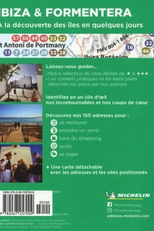 Ibiza & Formentera. Edition 2023. Avec 1 Plan détachable, Michelin