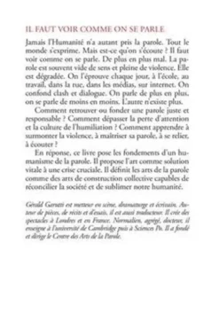 Il faut voir comme on se parle. Manifeste pour les arts de la parole, Gérald Garutti