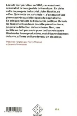 Il n’y a de richesse que la vie, John Ruskin