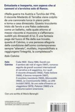Il visconte dimezzato. Edition en italien, Italo Calvino
