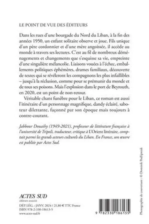 Il y avait du poison dans l'air, Jabbour Douaihy