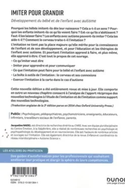 Imiter pour grandir. Développement du bébé et de l'enfant avec autisme, 3e édition, Jacqueline Nadel