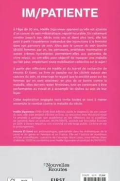 Im/patiente. Une exploration féministe du cancer du sein, Mounia El Kotni
