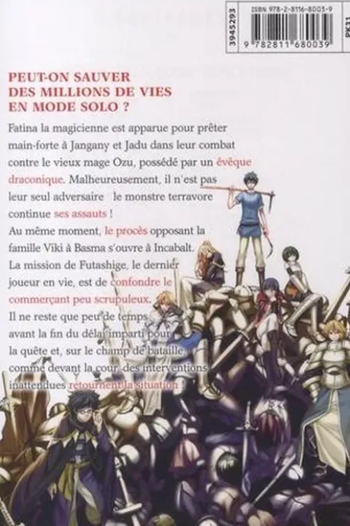 I'm standing on a million lives Tome 13, Akinari Nao