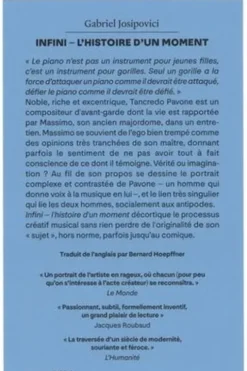 Infini. L'histoire d'un moment, Gabriel Josipovici
