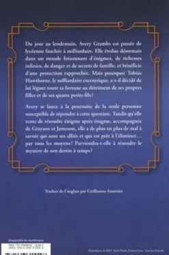 Inheritance Games Tome 2 : Les héritiers disparus, Jennifer Lynn Barnes