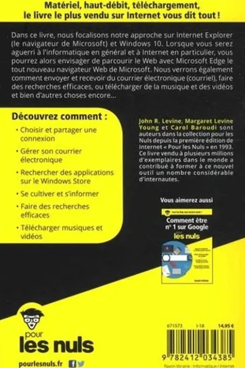 Internet pour les nuls. 19e édition, John Levine