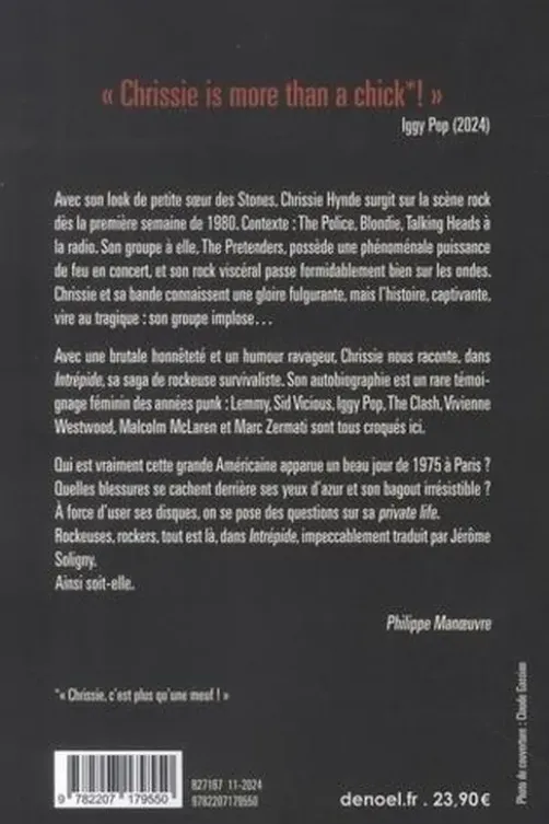 Intrépide. Ma vie de Pretender, Chrissie Hynde