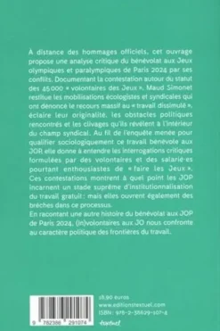 (In)volontaires aux JO. Récit d'un conflit du travail gratuit, Maud Simonet