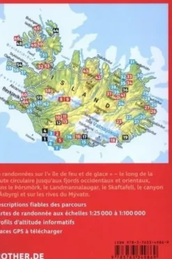 Islande. 66 randonnées sélectionnées sur l'"île de feu et de glace", Gabriele Handl