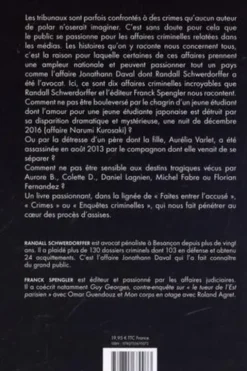 Itinéraire d'un avocat hors norme. 10 affaires criminelles incroyables, Randall Schwerdorffer