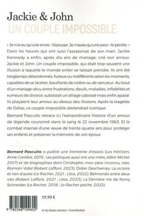 Jackie & John. Un couple impossible, Bernard Pascuito