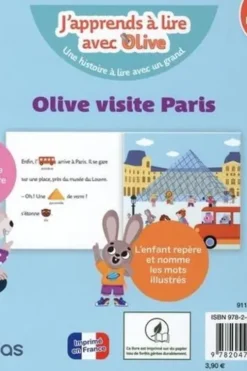 J'apprends à lire avec Olive : Olive visite Paris. Maternelle, Nicole Amram