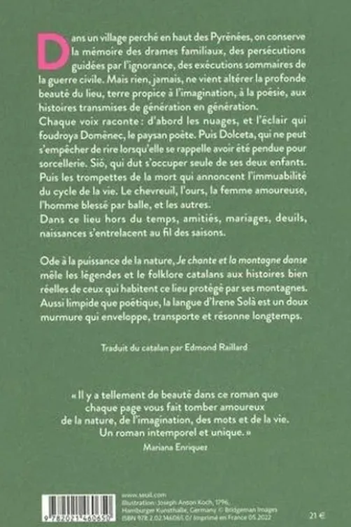 Je chante et la montagne danse, Irene Solà