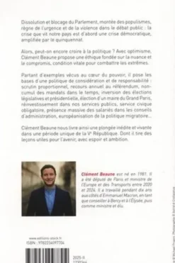 Je dirai malgré tout que la politique est belle, Clement Beaune