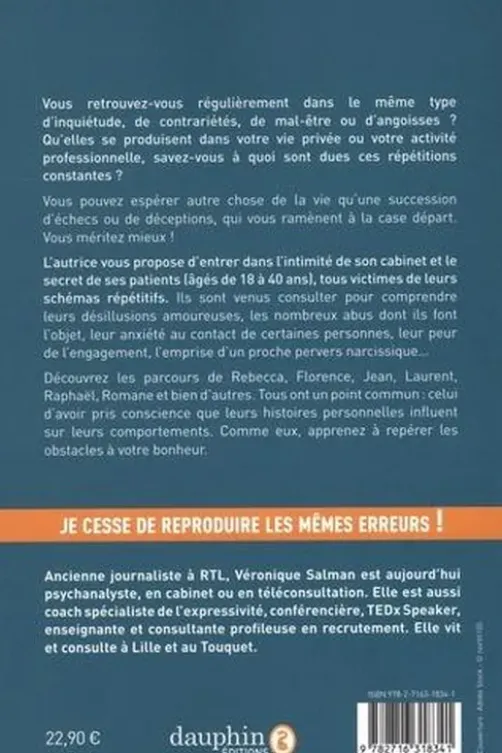 Je me libère du passé ! Comprendre ses erreurs pour ne plus les répéter, Véronique Salman