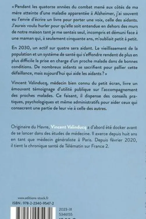 Je suis devenu le parent de mes parents, Vincent Valinducq