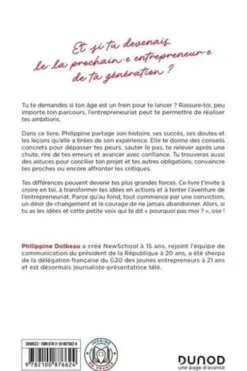 Jeunes et inspiré.es. L'entrepreneuriat pour réaliser nos rêves, Philippine Dolbeau