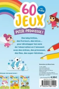 60 jeux Petite princesse !, Marta Sorte