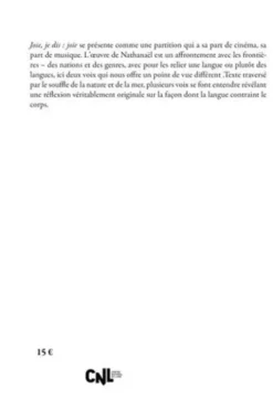 Joie, je dis : joie, Nathanaël