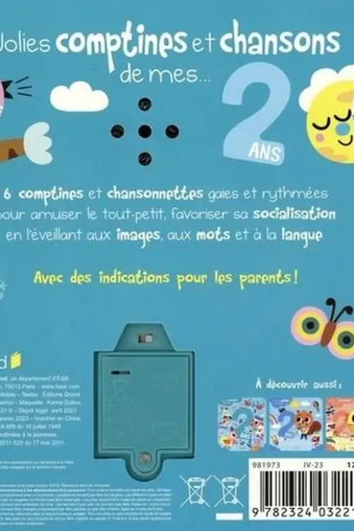 Jolies comptines et chansons de mes 2 ans, Tiago Americo