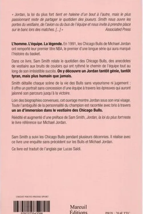 Jordan, la loi du plus fort. Edition revue et augmentée, Sam Smith