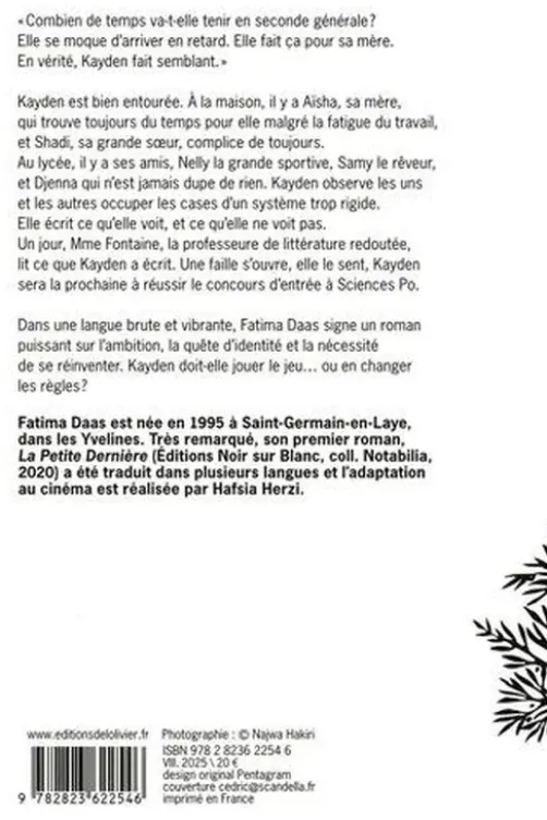 Jouer le jeu, Fatima Daas