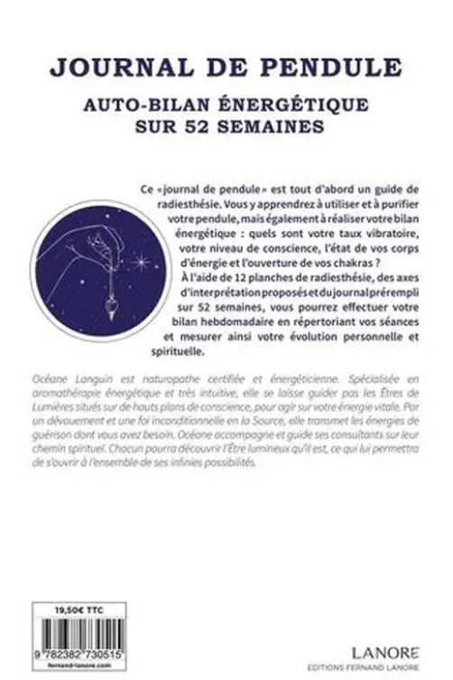 Journal de pendule. Auto-bilan énergétique sur 52 semaines, Océane Languin