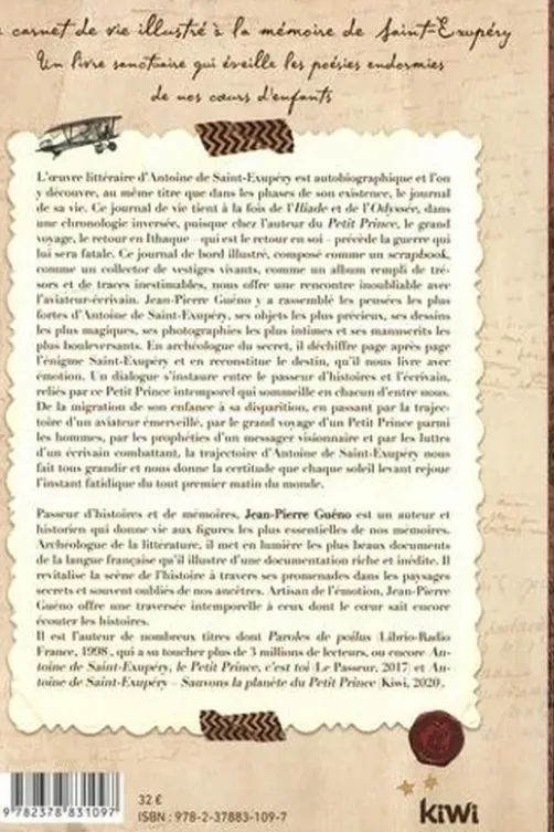 Journal d'une vie. Antoine de Saint-Exupéry, Petit Prince parmi les hommes, Jean-Pierre Guéno