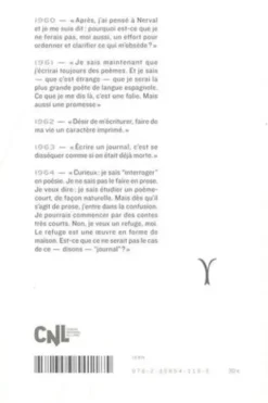 Journal. Tome 2, Années françaises 1960-1964, Alejandra Pizarnik